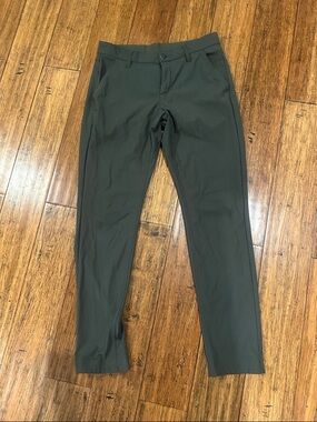 BYLT Men's Olive Green Stretch Army green pants